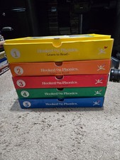 HOOKED ON PHONICS Levels 1-5 Learn To Read Books Cassettes Seems Complete Some