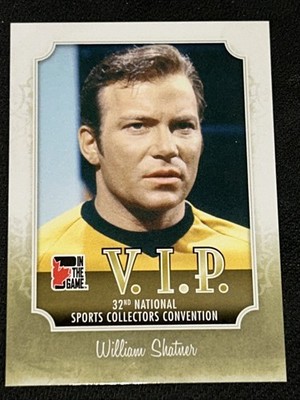 WILLIAM SHATNER  VIP09 Star Trek  2011 In The Game National SCC Free Comb Ship
