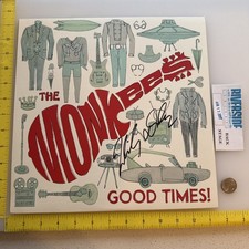 Monkees Good Times! vinyl LP Autographed SIGNED 2017 Micky Dolenz NEW no shrink 