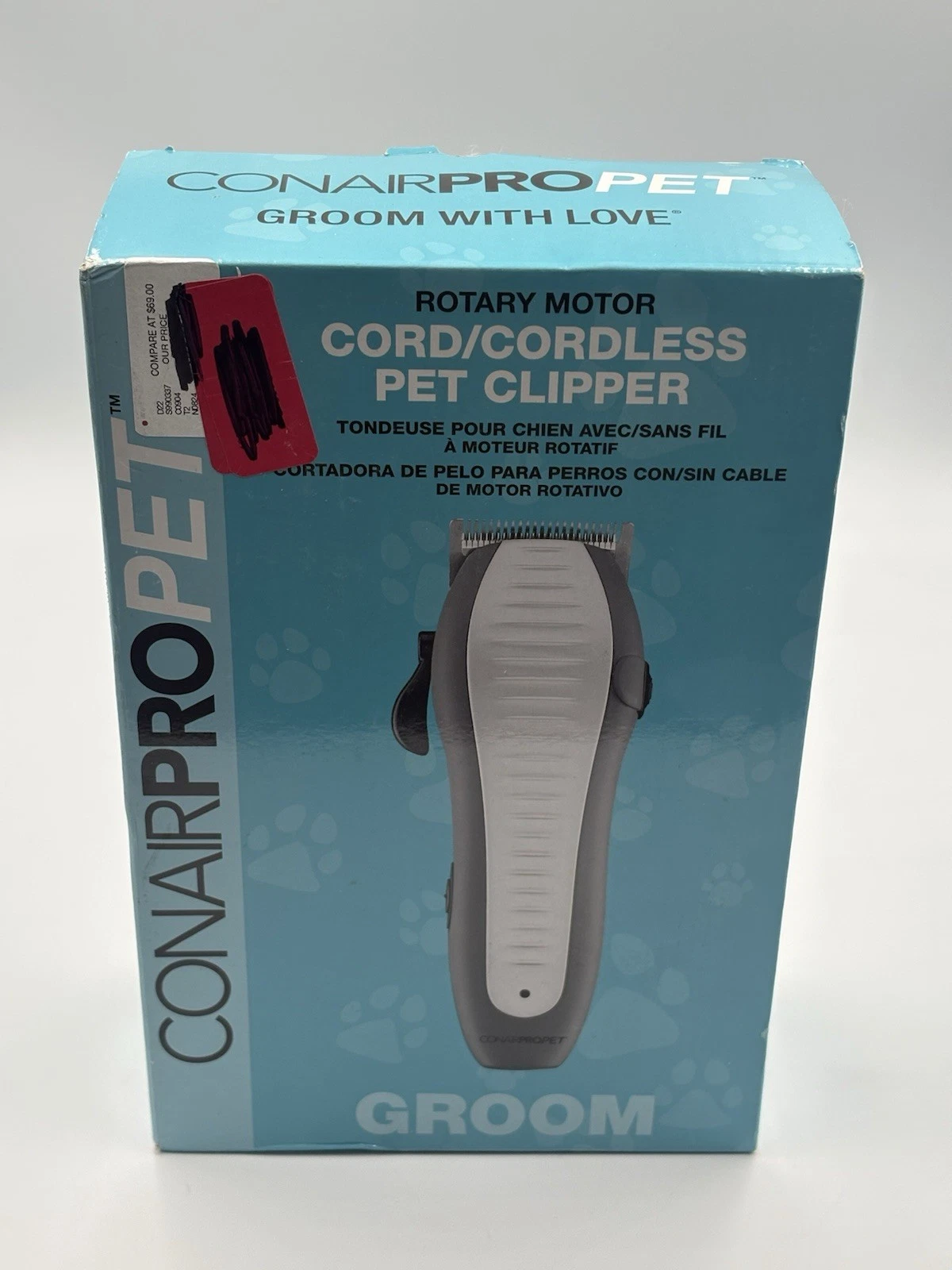 ConairProPet Rotary Motor Cord/Cordless Pet Clipper Kit (PGF50)