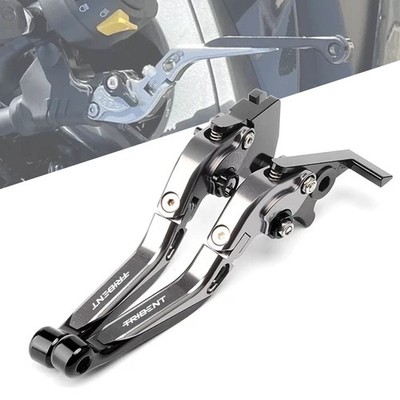 For Triumph Trident 660 CNC Adjustable Extendable Clutch Brake Levers Handle set