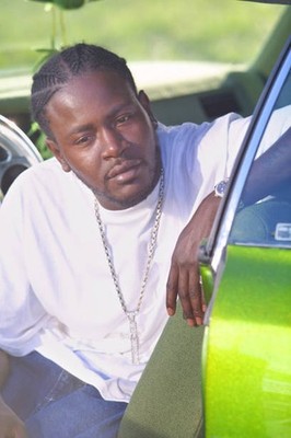 Trick Daddy on set while filming his new video for 'I'm a Thug' in- Old Photo 27