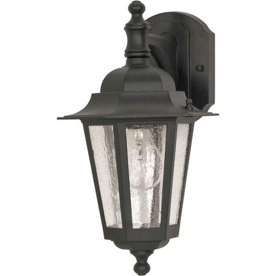 Nuvo Lighting 60/990 Cornerstone Outdoor Wall Light Textured Black