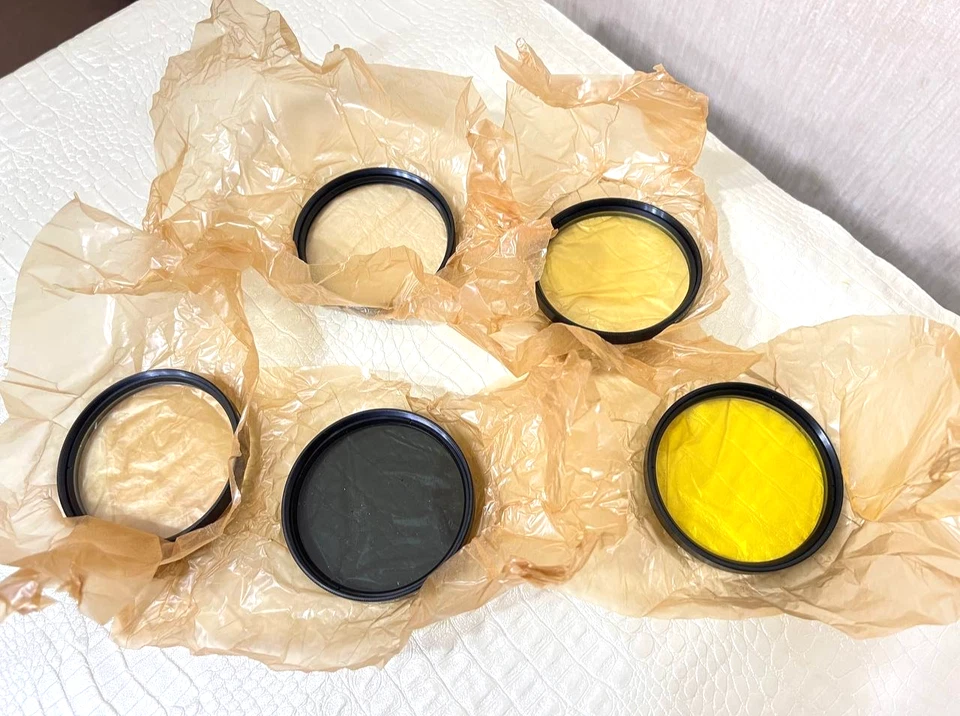 SET OF 77 MM LENS FILTERS ORIGINAL for Meteor-5-1 lens for Krasnogorsk-3 camera - Image 4 of 4