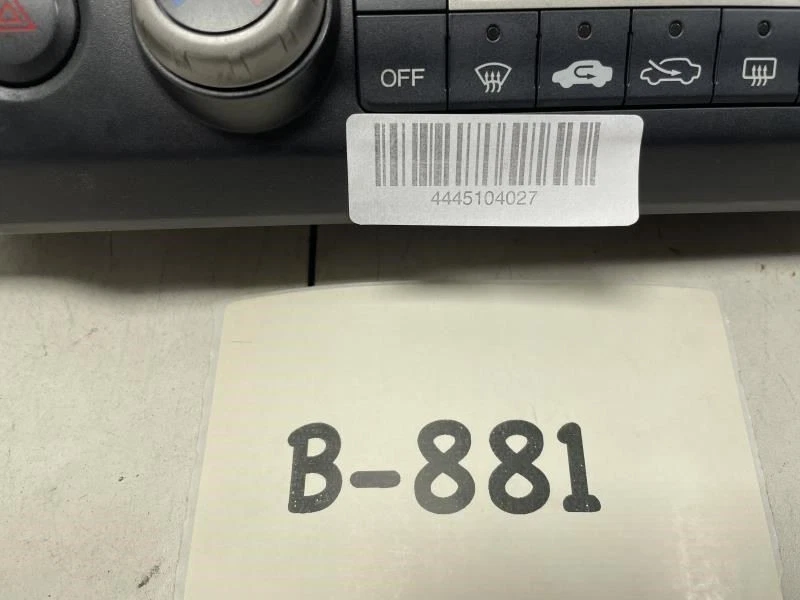 2007 HONDA CIVIC SEDAN 1.3L HYBRID MX DASH RADIO SURROUND TEMPERATURE CONTROL - Image 2 of 4