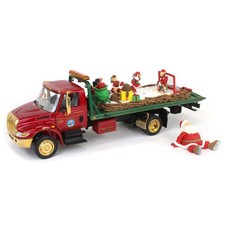 134 International 4400 Rollback Truck Santas Express Xmas First Gear 19-3280