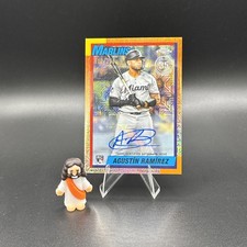 Agustin Ramirez RC Auto Mojo /299 2025 Topps Update Silver Pack Marlins 