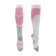 Breathable Cycling Socks High Cycling Socks Pink 1 Pair