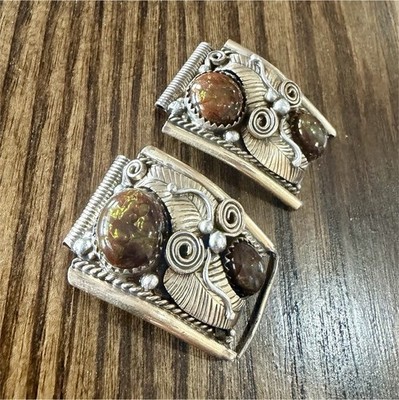 RN Handmade Sterling 12K GF Native American watch bands. 
