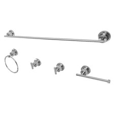 Kingston Brass BAH8230478 Concord 5 Piece Bathroom Package - Chrome