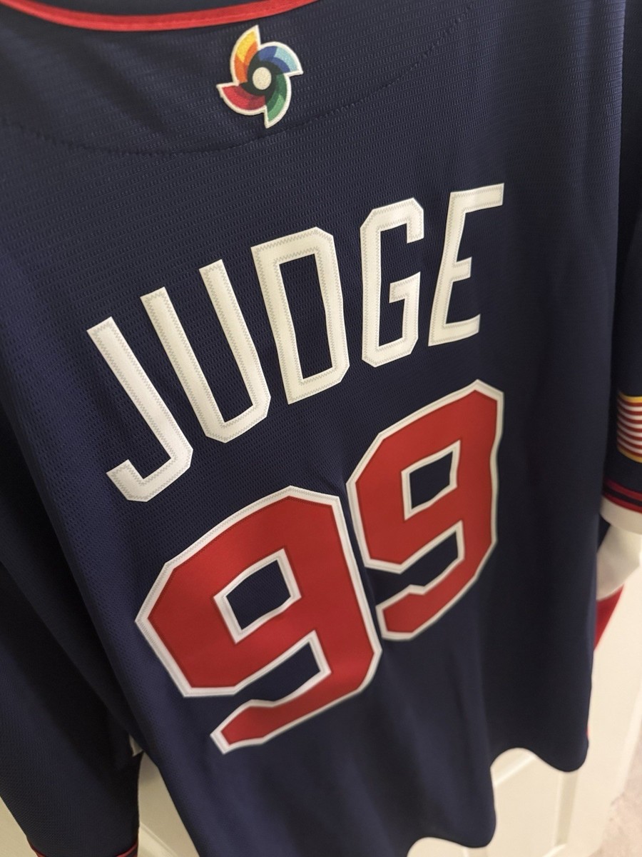 Aaron Judge Team USA Jersey Nike 2026 World Baseball Classic Road