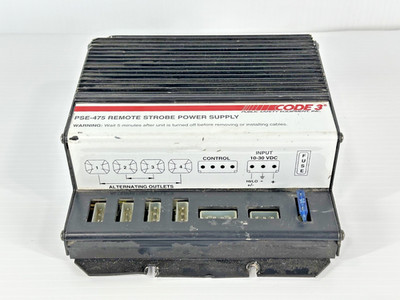 Code 3 PSE-475 Remote Strobe Power Supply 10-30VDC Emergency Vehicle