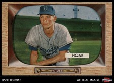 1955 Bowman #21 Don Hoak Dodgers 5 - EX
