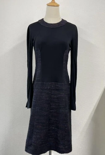 Abito Chanel tweed usato pezzo unicoa manic lunga donnaa t Mrticolo artic molt