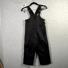 iXtreme Outfitters Snow Bib Overalls Ski Pants Boys 4 Black Adjustable Straps