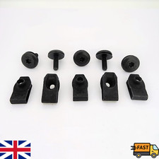 FIT VOLKSWAGEN Fender Bumper Guard Mounting Kit Metal U Nuts & Bolts Fastener 