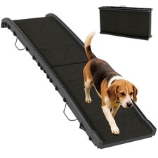 PawHut 61" Folding Dog Ramp For Car Truck SUV Non Slip