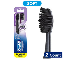 Oral B Pro Flex Toothbrush Charcoal Stain Remover Soft Bristle Toothbrush 2X NEW