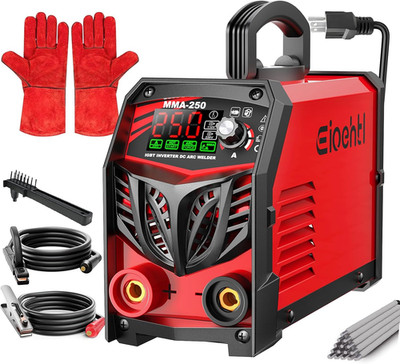 250Amp Stick Welder 110V/220V Dual Voltage, with LED Display ARC Welding