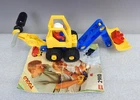 LEGO DUPLO Toolo 2910 Dumper Truck Payloader 1992 Vintage Complete No Box