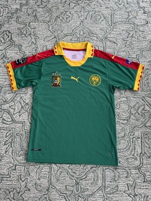 Puma Kamerun 2016 Nationalmannschaft Fußball Shirt Trikot in Grün Gr. XL