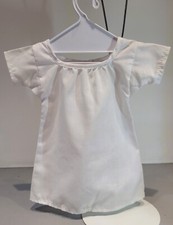 American Girl Felicity Elizabeth White Meet Shift Slip Dress Nightgown Retired