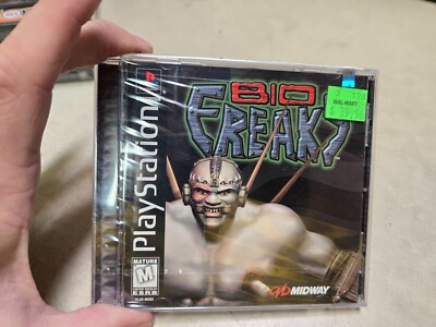 Bio Freaks (Sony Playstation 1, 1998) Brand New Factory Sealed, Black Label