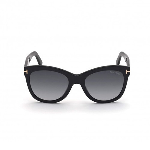 Occhiali da Sole Donna Tom Ford 0870 01B Nero a Gatto Cat Eye Grigio  Sfumato Vin | eBay