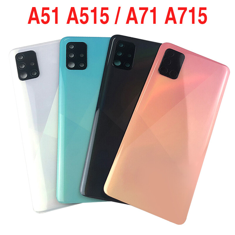 For Samsung Galaxy A51 A515 A71 A715 Back Battery Cover Rear