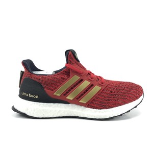 adidas red and gold shoes