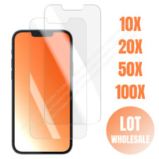 Lot Tempered Glass Screen Protector For iPhone 15 14 13 12 11 Pro XR XS Max X 8
