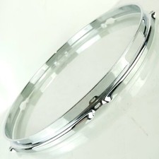 Ludwig 14" Chrome-BRASS 6Lug Triple-Flange Pioneer Snare Drum Resonant Rim/Hoop