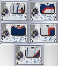 2016 Leaf Trinity JUSTIN DUNN 3 Color Patch Bronze Prismatic RC Auto Mets