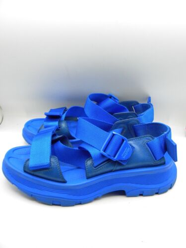 Alexander McQueen Tread Strapped Sandals Blue Men's Size EU 41 $690 WO - Picture 3 of 19