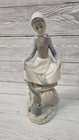 LLADRO NAO & Fille Avec Eau Cruches  Grand Porcelaine Figurine 13