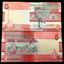 Gambia 5 Dalasis 2019 Banknote World Paper Money UNC Currency Bill Note