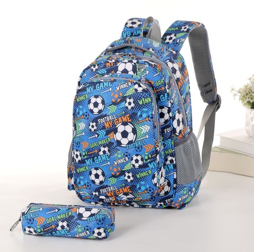 Mochila y Estuche para Lápices Unisex Impreso Completamente Forrado Viaje Escuela Mochila Bolso YB - Imagen 14 de 26