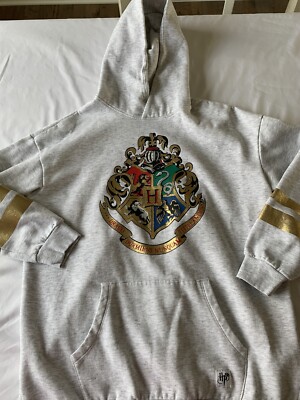 Harry Potter X H\u0026M Youth Hoodie Sweatshirt Size 16 (XL) Pockets Spell Out  Crest | eBay