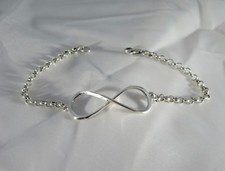 Sterling silver "Infinity" bracelet