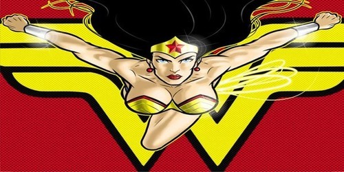 wonder woman color logo auto tag car collector usa made license