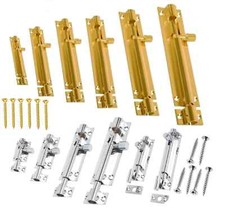 SLIDE BOLT Bathroom Toilet Shed Door Lock Catch Latch Small , Medium , Large