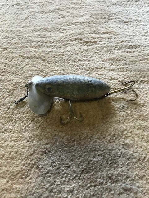 Leurre De Pêche Vintage Fred Arbogast Jitterbug 0,5 Oz – En Bois, Pour Les Passionnés !