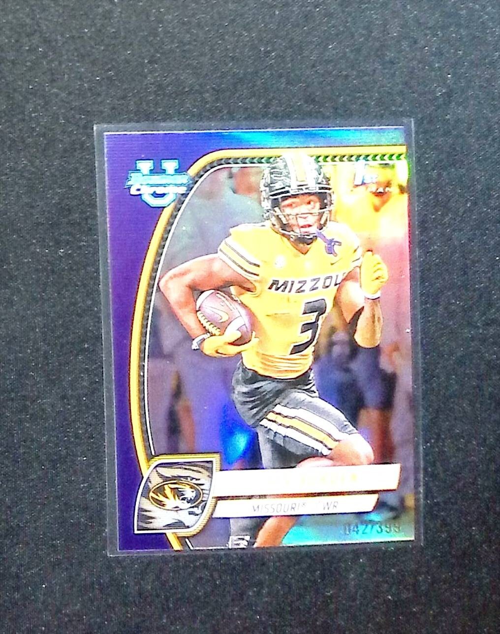 2024 Bowman Chrome University #123 Luther Burden III Purple Refractor /399