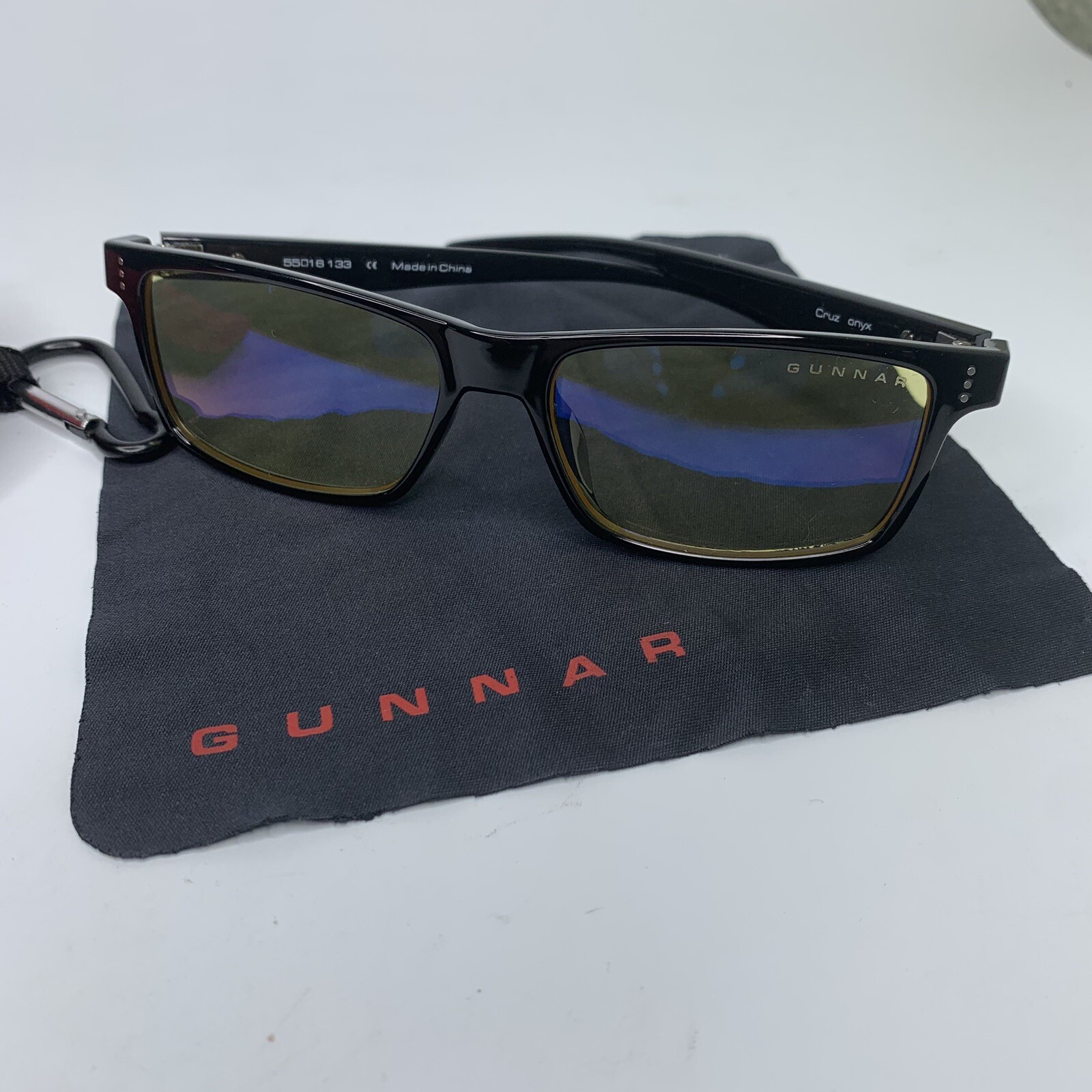 GUNNAR  Video Gaming Computer Glasses - (Onyx/Amber) Pre Owned With Case