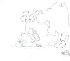 Mother Goose Grimm Grimmy Cel Drawing Animation Vintage Cartoon 1991-2 694