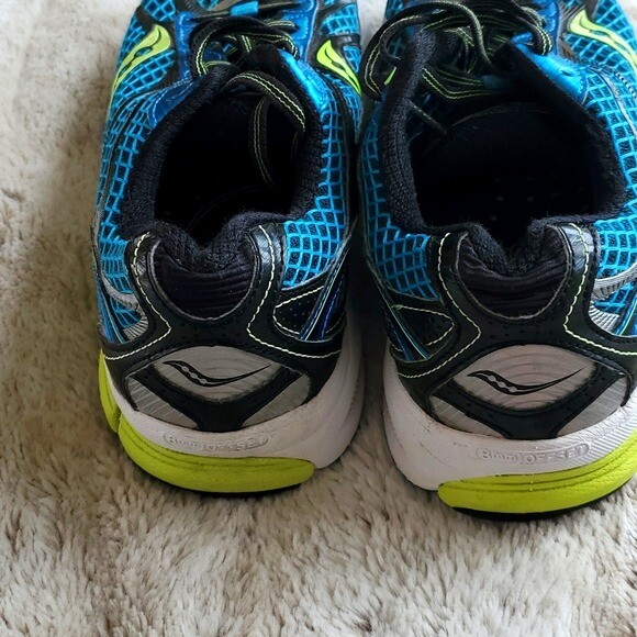 Saucony Ride 7 Blue Black Green Neutral Athletic Running  display picture 1