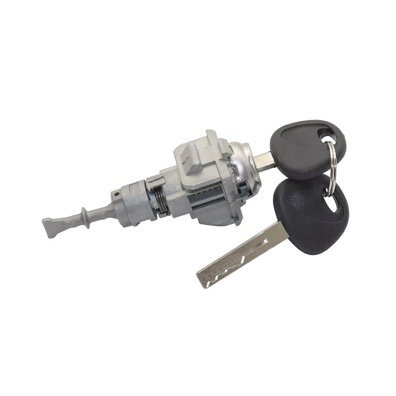 Front Left Driver Side Door Lock Cylinder With Key For 2012-2019 Ford Focus & Escape - AM5Z-18168-B