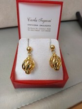 ORECCHINI IN ORO GIALLO 750 18 KT A  LANTERNA  g. 5,90