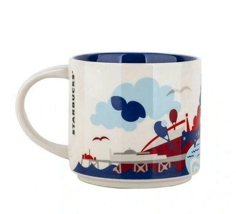 Starbucks 414ml Global City Paris New York London "You Are Here"Coffee Mugs Cup - Image 3 of 4