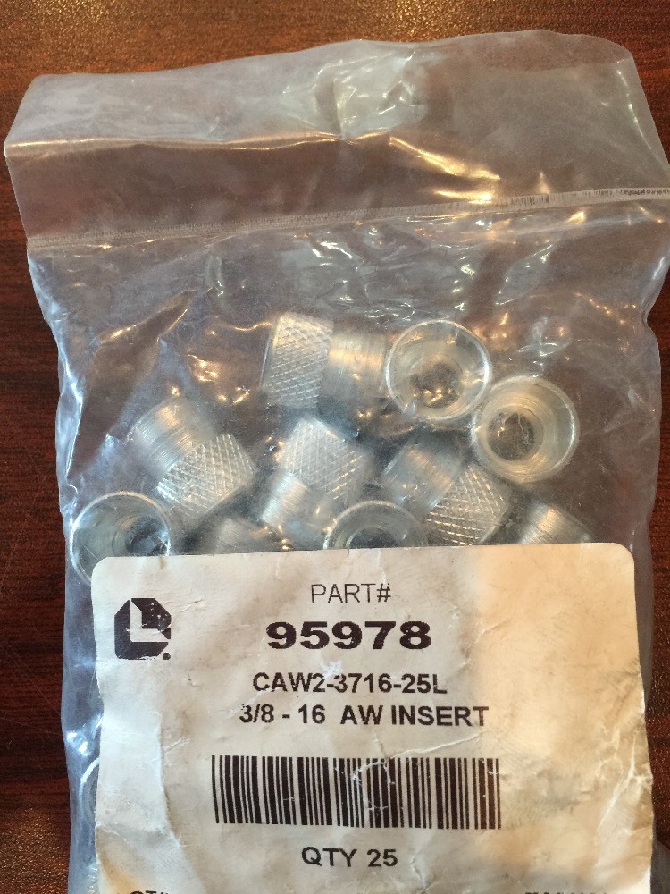 Lawson 95978 25 3/816 AW Insert Nutsert for Soft Material Aluminum Fiberglass eBay
